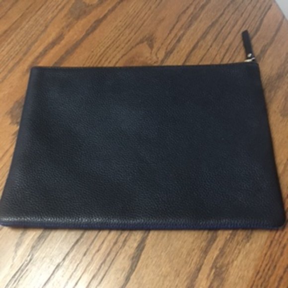 NWOT Kate Spade New York Leather Clutch/Pouch Black - Picture 5 of 8